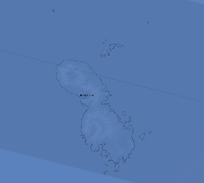 Map of the weather observed across Indonesia during the solar eclipse of 10/24/1995