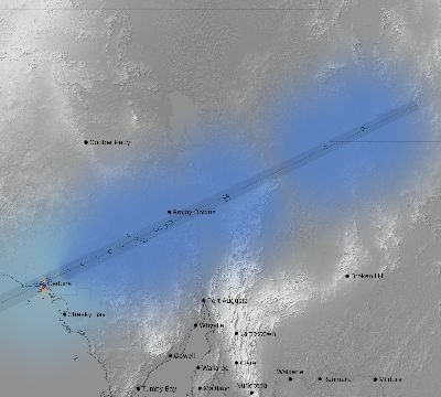 Map of the weather observed across Australia during the solar eclipse of 12/04/2002