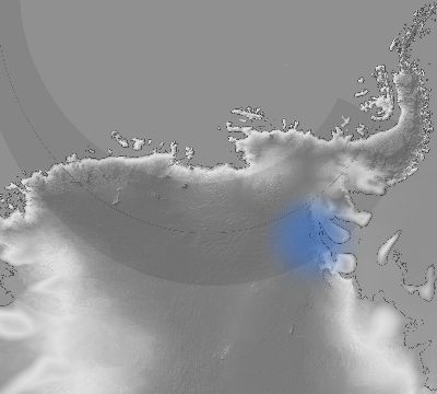 Map of the weather observed across Antarctica during the solar eclipse of 02/07/2008