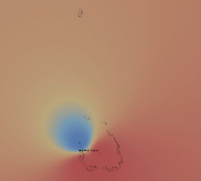 Map of the weather observed across Cocos (Keeling) Islands during the solar eclipse of 01/26/2009