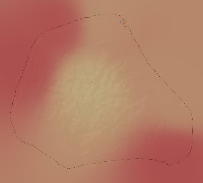 Map of the weather observed across Cook Islands during the solar eclipse of 07/11/2010