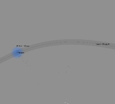 Map of the weather observed across Kiribati during the solar eclipse of 05/10/2013