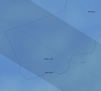 Map of the average cloud coverage across Oman for the solar eclipse of 11/11/1901