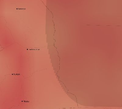 Map of the average cloud coverage across Malawi for the solar eclipse of 03/17/1904