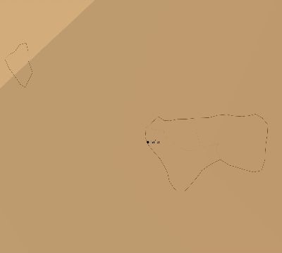 Map of the average cloud coverage across American Samoa for the solar eclipse of 04/28/1911