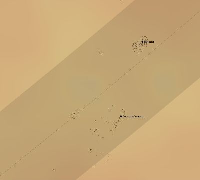 Map of the average cloud coverage across Tonga for the solar eclipse of 04/28/1911