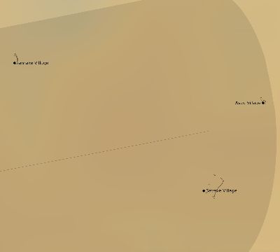 Map of the average cloud coverage across Tuvalu for the solar eclipse of 10/22/1911