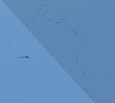 Map of the average cloud coverage across Syria for the solar eclipse of 08/21/1914