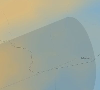 Map of the average cloud coverage across Algeria for the solar eclipse of 11/22/1919
