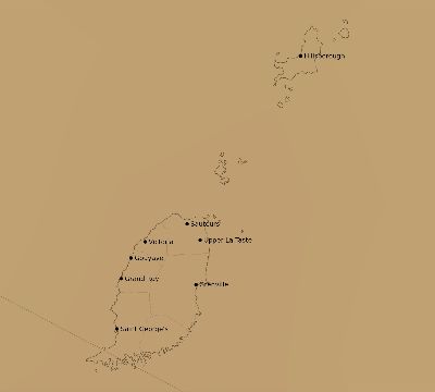 Map of the average cloud coverage across Grenada for the solar eclipse of 11/22/1919