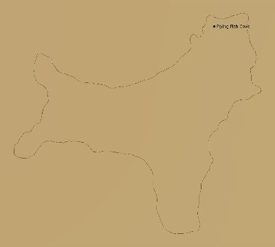 Map of the average cloud coverage across Christmas Island for the solar eclipse of 09/21/1922