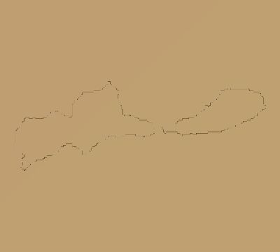 Map of the average cloud coverage across Honduras for the solar eclipse of 09/10/1923