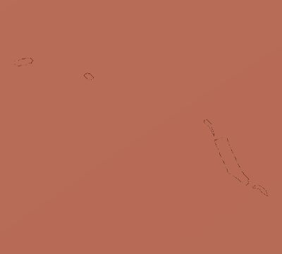 Map of the average cloud coverage across Micronesia for the solar eclipse of 07/09/1926