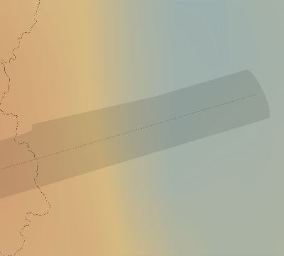 Map of the average cloud coverage across Argentina for the solar eclipse of 10/21/1930