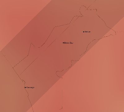 Map of the average cloud coverage across Angola for the solar eclipse of 02/24/1933