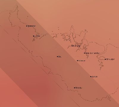 Map of the average cloud coverage across Malaysia for the solar eclipse of 08/21/1933