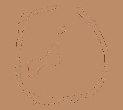 Map of the average cloud coverage across Pitcairn Islands for the solar eclipse of 12/13/1936