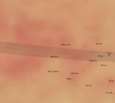 Map of the average cloud coverage across Marshall Islands for the solar eclipse of 09/21/1941
