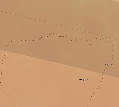 Map of the average cloud coverage across Republic of the Congo for the solar eclipse of 05/20/1947