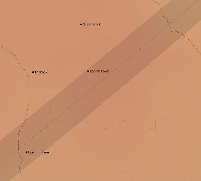Map of the average cloud coverage across Laos for the solar eclipse of 05/09/1948