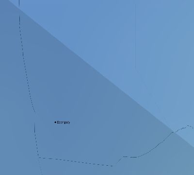 Map of the average cloud coverage across Turkmenistan for the solar eclipse of 06/30/1954