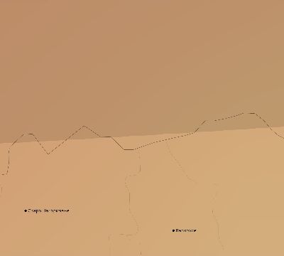 Map of the average cloud coverage across North Macedonia for the solar eclipse of 02/15/1961
