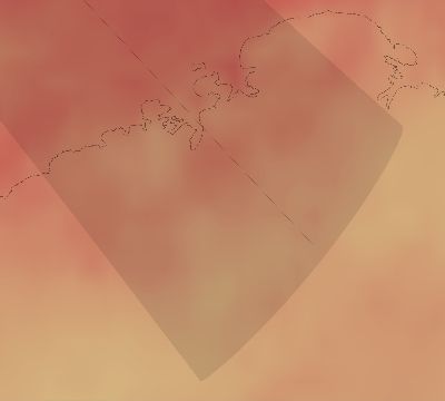 Map of the average cloud coverage across Antarctica for the solar eclipse of 08/11/1961
