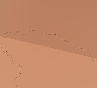 Map of the average cloud coverage across Guinea for the solar eclipse of 07/31/1962