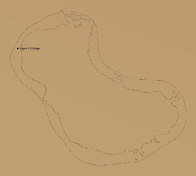 Map of the average cloud coverage across Kiribati for the solar eclipse of 08/10/1980