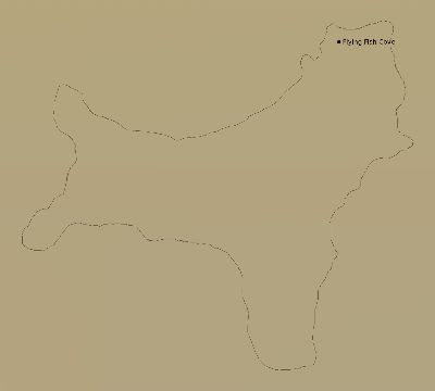 Map of the average cloud coverage across Christmas Island for the solar eclipse of 06/11/1983