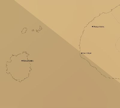 Map of the average cloud coverage across Cape Verde for the solar eclipse of 12/04/1983