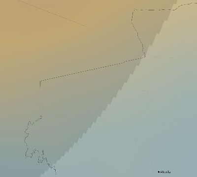 Map of the average cloud coverage across Algeria for the solar eclipse of 05/10/1994