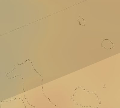 Map of the average cloud coverage across Ecuador for the solar eclipse of 02/26/1998