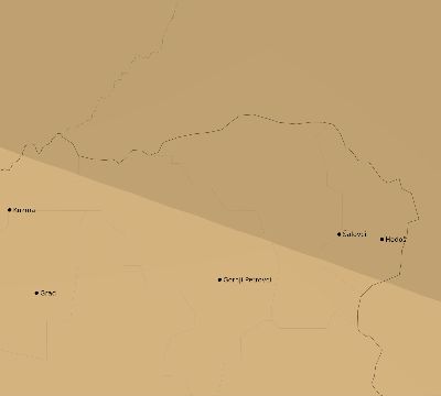 Map of the average cloud coverage across Slovenia for the solar eclipse of 08/11/1999