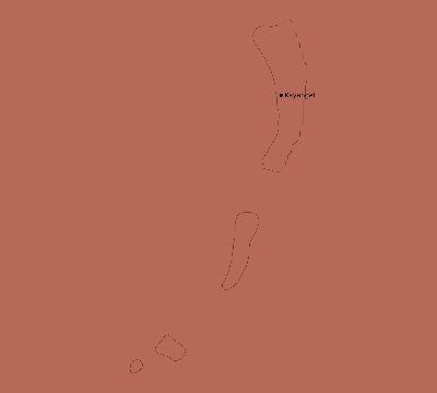 Map of the average cloud coverage across Palau for the solar eclipse of 06/10/2002