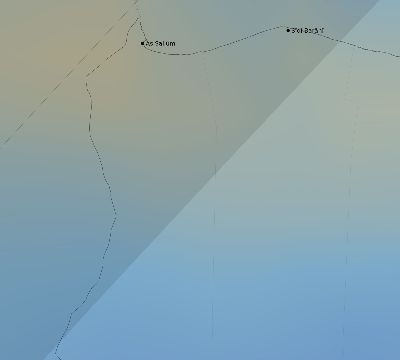 Map of the average cloud coverage across Egypt for the solar eclipse of 03/29/2006