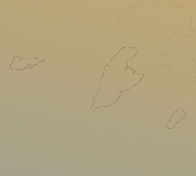 Map of the average cloud coverage across Greece for the solar eclipse of 03/29/2006