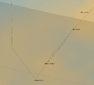 Map of the average cloud coverage across Somalia for the solar eclipse of 01/15/2010