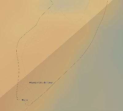 Map of the average cloud coverage across Brazil for the solar eclipse of 02/06/2027
