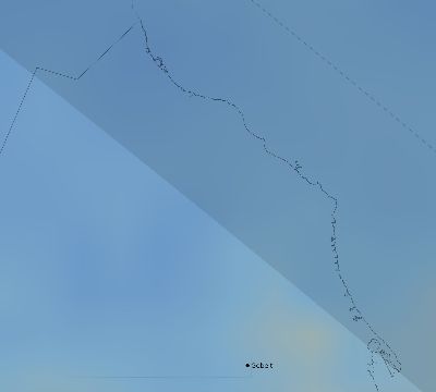 Map of the average cloud coverage across Sudan for the solar eclipse of 08/02/2027
