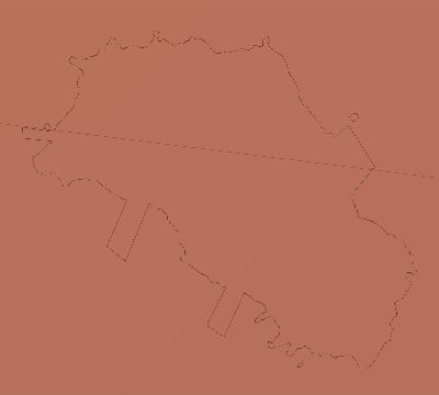 Map of the average cloud coverage across Saint Helena, Ascension and Tristan da Cunha for the solar eclipse of 09/12/2034