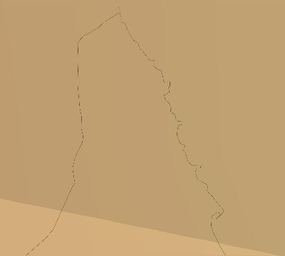 Map of the average cloud coverage across South Korea for the solar eclipse of 09/02/2035