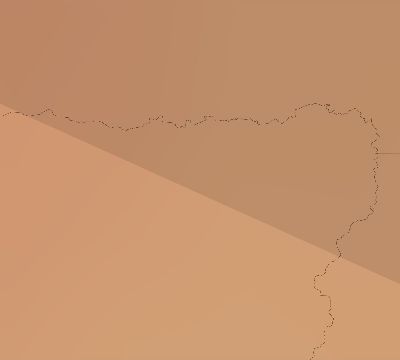 Map of the average cloud coverage across Gabon for the solar eclipse of 05/31/2049