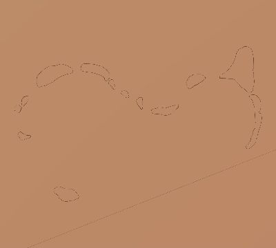 Map of the average cloud coverage across Micronesia for the solar eclipse of 11/25/2049