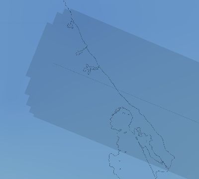 Map of the average cloud coverage across Sudan for the solar eclipse of 11/25/2049