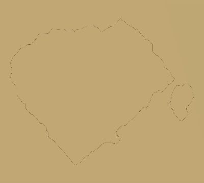Map of the average cloud coverage across New Zealand for the solar eclipse of 09/22/2052