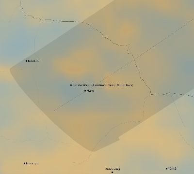 Map of the average cloud coverage across China for the solar eclipse of 07/01/2057
