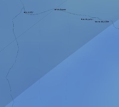 Map of the average cloud coverage across Egypt for the solar eclipse of 04/30/2060