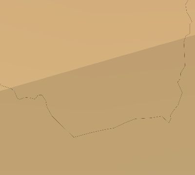 Map of the average cloud coverage across Georgia for the solar eclipse of 04/30/2060