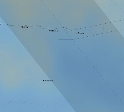 Map of the average cloud coverage across Namibia for the solar eclipse of 10/24/2060